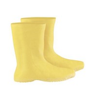 Radnor 64055870 Radnor Large Yellow 12\" Latex Overboots 12\" Latex Hazmat Overboots Ribbed And Textured Outsole